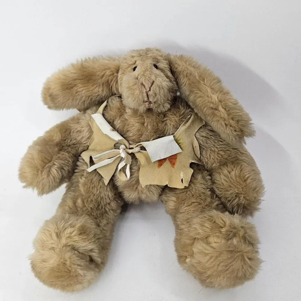 Vintage Simply Stitched Wild Bill Carrot Bunny Rabbit Plush Stuffed Animal 1990s